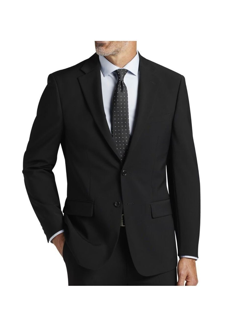 Calvin Klein Men's Slim-Fit Infinite Blazer Suit Jacket Sport Coat Black 42 S